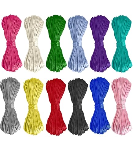 Cheriswelry Cordon en Nylon 100m Fil de Nylon Tressé avec Bobine pour Bracelet d'Amitié Collier Fabrication de Bijoux Nœuds Chinois Loisirs Créatifs Décoration Maison, Gris Cheriswelry Cordon en Nylon 100m Fil de Nylon Tressé avec Bobine pour Bracelet d'Amitié Collier Fabrication de Bijoux Nœuds Chinois Loisirs Créatifs Décoration Maison, Gris
