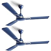 LONGWAY Wave P2 1200 mm/48 inch 400 RPM Ultra High Speed (Silver Blue, Pack of 2)