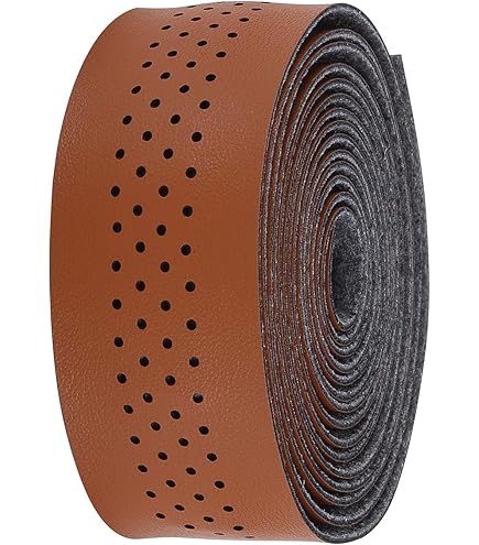 Nastro Manubrio In Vera Pelle Gusti - Nero, Per Bici Da Corsa, Con Tappi E Strisce Adesive - Foto 4