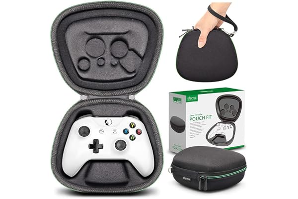 Étui Rangement Compatible avec Manette sans Fil de Officielle Xbox One X ou One S, Sisma Pochette de Voyage pour Ranger et Protéger Manette Wireless de Xbox, Housse de Transport, Noir