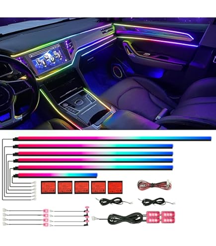 Lampa Tubo Plasma Neon 73363 - 58cm, 12V, Rosso, Per Auto E Decorazione - Foto 8