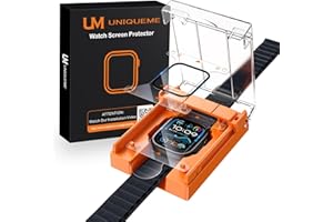 UniqueMe for Apple Watch Ultra 3/Utrla 2/Utrla Screen Protector 49mm - 2 Pack [Strong Asorption] [Ceramic Film Not Glass] Bubble-Free Anti-Scratch HD Clear Cover Soft Film iWatch Easy Installation