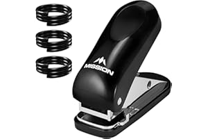 Mission Darts F-Lock Pro | Darts Flight Punch Set Including 10 Sets of Black Springs, Black