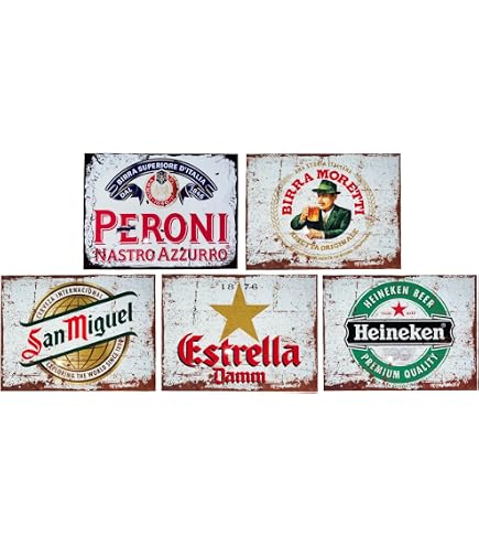 Targa In Metallo Vintage 25x20 Cm 'Beer - Helping Ugly People Have Sex Since 1526'