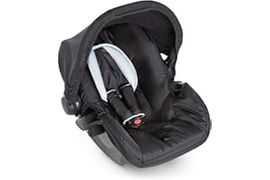 Hauck Babyschale Zero Plus, Baby Autositz für Neugeborene ab Geburt bis 13 kg, Gruppe 0+, ECE R44/04, Leicht, Tragbar, mit Sonnenverdeck, 3-Punkt-Gurt (Schwarz)