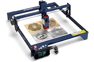 ATOMSTACK Incisore Laser A5 M50 PRO, Macchina per Incisione Laser 40W, Macchina per Incisione Laser CNC Ultra Fine Offline, Incisione Laser a Diodi per Legno Metallo Pietra Vetro, 410 x 400 mm