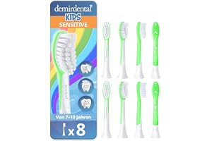 8 barnborsthuvuden demirdental för Philips Sonicare Kids, från 7 år