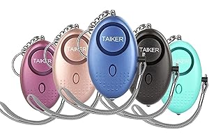 Taiker Personal Alarm For, 140Db Emergency Self-Defense Security Alarm Keychain With Led Light For And Elders