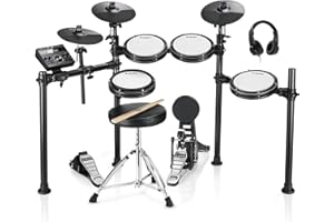 Donner DED-200 Electric Drum Set With Drum Throne/Maple Stick/Earphone/Audio Cable