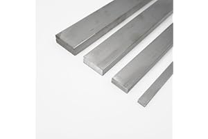 ZGG Barre plate en aluminium AlMgSi0,5 - Largeur 10-70 mm - Épaisseur : 3 à 20 mm - Longueur : 50-2000 mm - Barre plate