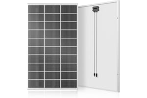 Solarpanel 12V, N-Type Monokristalline Solarmodule, 18BB Technologie,Hocheffizientes Aluminiumrahmen solar panel, PV Modul für Balkonkraftwerk, Wohnmobil, Gartenhäuse, Boot (170W)