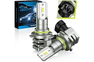 Sycreek Lampadina HB3 9005 LED,(2023 Nuovo Aggiornamento) 65W 22000LM 6500K Bianco Freddo per Abbaglianti o Anabbaglianti, Sostitutive per Lampade Alogene e Xenon,2 Lampadine HB3