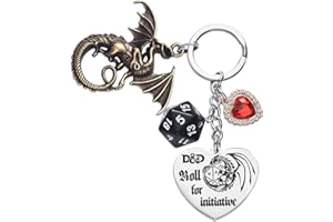 Melix HOME Dungeons Dragons Gifts DND Llavero Dados Dragón Decoración Regalo Para Adolescentes Niños Niñas Amantes De Los Juegos Regalo De Cumpleaños