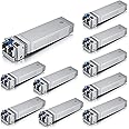 10Gtek 10GBase-LR SFP+ Transceiver, 10G 1310nm SMF SingleMode Fiber Optic Module, 10km, for Cisco SFP-10G-LR, Meraki MA-SFP-10GB-LR, Ubiquiti UniFi UF-SM-10G, Fortinet, Mikrotik and More, Pack of 10