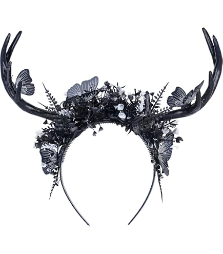 Bandeau Halloween – Couronne De Fleurs Rose Avec Voile Noir – Serre-tête élégant – Déguisement Ange, Cosplay