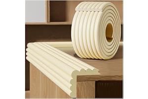 PHLEPS Kantenschutz Baby aus Schaumstoff Schaumstoff-Sicherheitsstreifen, W-förmiger Möbel-Eckenschutzstreifen For Die Sicherheit Von Kindern, Selbstklebende Tischkante Und Eckenschutz For Möbel, Schreibtisc