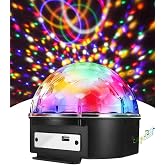 Coverzone Uzaktan Kumandalı Disko Topu Bluetooth Bağlantılı ve USB Girişli İ&ccedil; Mekan Kullanıma Uygun Parti Doğum G&uuml;nleri ve &Ouml;z