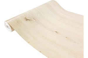 DecoMeister Vinilo Imitacion de Madera de Roble Escandinavo Papel Adhesivo Para Muebles Autoadhesivo Lámina Decorativa Para Cocina Pared Puertas Para Forrar En Rollo Aspecto Madera 67,5 x 1500 cm