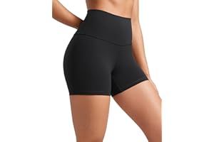 CRZ YOGA Butterluxe Shorts de Yoga pour Femme Taille Haute Formation Entraînement Cyclisme Leggings - 6/10/15/20cm