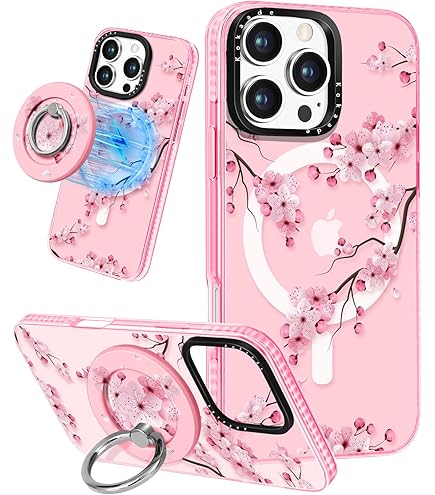 XIZYO Magnetic Case For IPhone 16 Pro Max, Floral Flower Cute Aesthetic - View #10