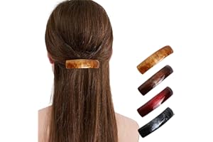 RGZD RGZ 4pcs Fermaglio automatico per capelli grandi fermagli per capelli fini e capelli di media spessore, stile vintage per donne