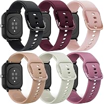 CHULN 3er-Set Sportarmband Für Amazfit Bip 3, GTS, GTR 42mm - Weiches Silikon, Atmungsaktiv & Einfach Wechselbar