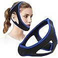 BRAVECOW Anti Snoring Chin Strap Stop Snore Chin Strap Elastic Air Flow Jaw Strap Keep Mouth Closed,Effective Anti Chin Devices Stop Snoring Sleep Reducing Aids Men Women Unisex