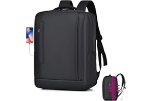 SUCIKORIO Mochila Viaje Cabina Avion 40x30x20 Wizzair, Grande Mochila Portatil 15,6 Pulgadas Maletas de Viaje Cabina de Mano con Compartimento para Ordenador y Puerto de Carga USB