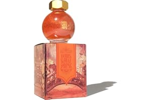 Ferris Wheel Press Fountain Pen Ink, FerriTales Collection, Glowy Orange with Wine Shimmer, 20ml