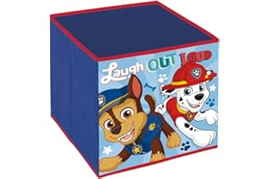 ARDITEX - Contenedor organizador plegable Patrulla Canina de Nickelodeon - 31x31x31cm - Para guardar juguetes, ropa y accesorios