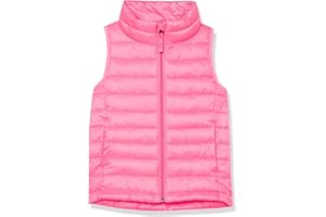 Amazon Essentials Piumino Smanicato Ripiegabile Impermeabile Leggero Bambine e Ragazze