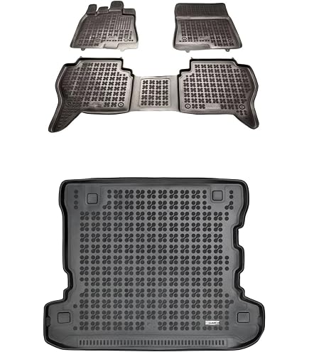 Alfombrillas De Goma Para Mitsubishi Colt VI 2009-2012 + Maletero | Juego Completo Antideslizante Y Protector