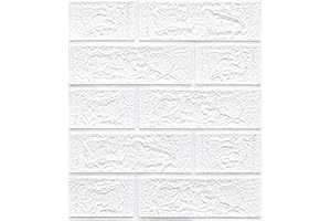 TOPGROWTH STICKERS Carta Da Parati 3D Mattoni Topgrowth Mattoni Carta Da Parati, Adesivo 3D Muro Di Mattoni Pe Foam Pannelli Per Camera Da Letto Soggiorno Moderno Sfondo Tv DéCor Wall Sticker Wallpaper