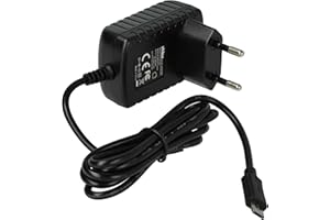 ‎VHBW vhbw Ładowarka Micro USB 1.0A/5V kompatybilna z Philips Avent SCD833/26, SCD630, SCD831/52, SCD833/01, SCD831/26 niania niania czarna