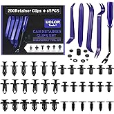 KAPSING 100-teilig Auto-Clip Set - 6 Größen Türclips Für Karosserie & Verkleidung