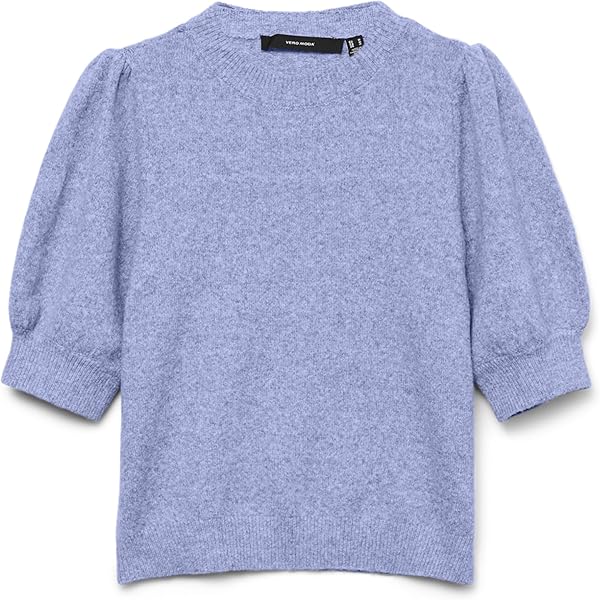 VERO MODA - VMDOFFY 2/4 O-NECK PULLOVER GA NOOS - 10278313 - Birds Egg Green