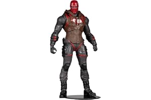 McFarlane Toys, DC Gaming 7-inch Red Hood Action Figure with 22 Moving Parts, Collectible DC Gotham Knights Game Figure with Stand Base and Unique Collectible Character Card – Ages 12+