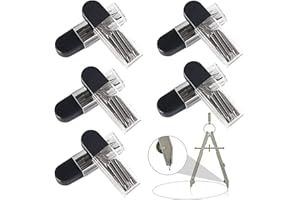 KETTION 100 Stück 2B Zirkelersatzminen Zirkel Ersatzminen, Zirkelminen 2mm Durchmesser, Zirkel Ersatzminen 2cm Lang Minen für mathematische Zeichnungserstellung