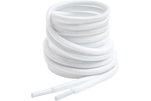 VSUDO Cordones Botas de Montaña Redondos, ø4 mm Cordones Zapatillas/Zapatos de Trabajo, Aguetas Botas para Zapatos de Militares/Seguridad/Treking para Mujer o Hombre