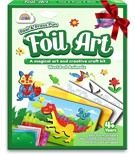 Baker Ross FN136 Foil Art Pictures - Pack of 10, Arts and Baker Ross FN136 Foil Art Pictures - Pack of 10, Arts and