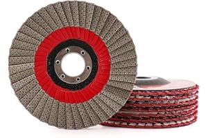 HOMESOM 5 Pollice 4pcs 60/100/200/400 Grit Grind Wheels Flap Sanding Disco Abrasivo Per Angle Grinder Diamond Sanding Pad