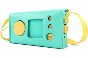 ANNMORE Cover in PU per LUNII Fabbrica delle Storie, Custodia Protettiva per LUNII Cantastorie, con Tracolla Regolabile, Regalo bambini 3-6 anni, Verde