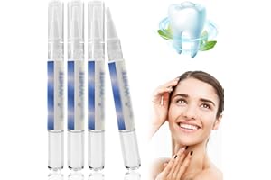 QJFHURB 4 Pcs Teeth Whitening Pens Penna Sbiancante Denti Immediato Teeth Whitening Essence Pen Penna Sbiancante Denti Smalto per Denti Bianchi Gloss Denti Bianchi Sbiancanti Denti Teeth Whitening Pens