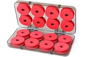 JYTDBCS 16pcs Fishing Line Storage Fishing Foam Spools, Foam Fishing Winding Board Fishing Line, Fishing Line Spools Fly Fishing Gear for Organizer Storage Accessories