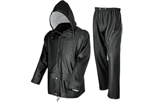 NAVIS MARINE Vêtements de pluie pour homme – Veste de travail extensible et confortable – Vêtements de pluie pour l'extérieur