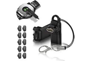 Ermorgen [2+10 Set USB C Adapter Compatible with Garmin vivoactive 6/5/Forerunner 165/965/955/265/265S/255/Fenix 8/Fenix 7/7S 7X/Venu 3/3S/2/2S, Charging Adapter for Most Garmin - Black
