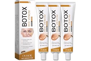 FDJZXW 3 Stück Furzero Bienengift Anti-Falten-Creme, Bee Venom Wrinkle Removal Cream, Bee Venom Anti-Wrinkle Firming Cream Für Gesicht Und Hals, Fuzero Bienengift Feuchtigkeitscreme Für Alle Hauttypen
