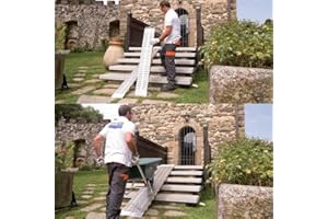 GIERRE Rampa de carga plegable de aluminio, longitud 3 m