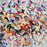 Ölgemälde auf Leinwand, moderne abstrakte Kunst, ursprünglich signiert, modernes Design, Malerei, moderne Gemälde Öl auf Leinwand, Malerei, einzigartig, abstrakt, handgemalt -chamomile scent 80x80 cm