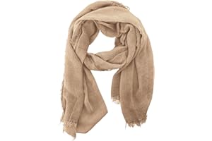 JOPHY & CO. Damen-Schal, elegant, leicht, weich, rechteckig, aus Eukalyptusfaser, einfarbig oder gemustert, Mehrfarbig Einheitsgröße